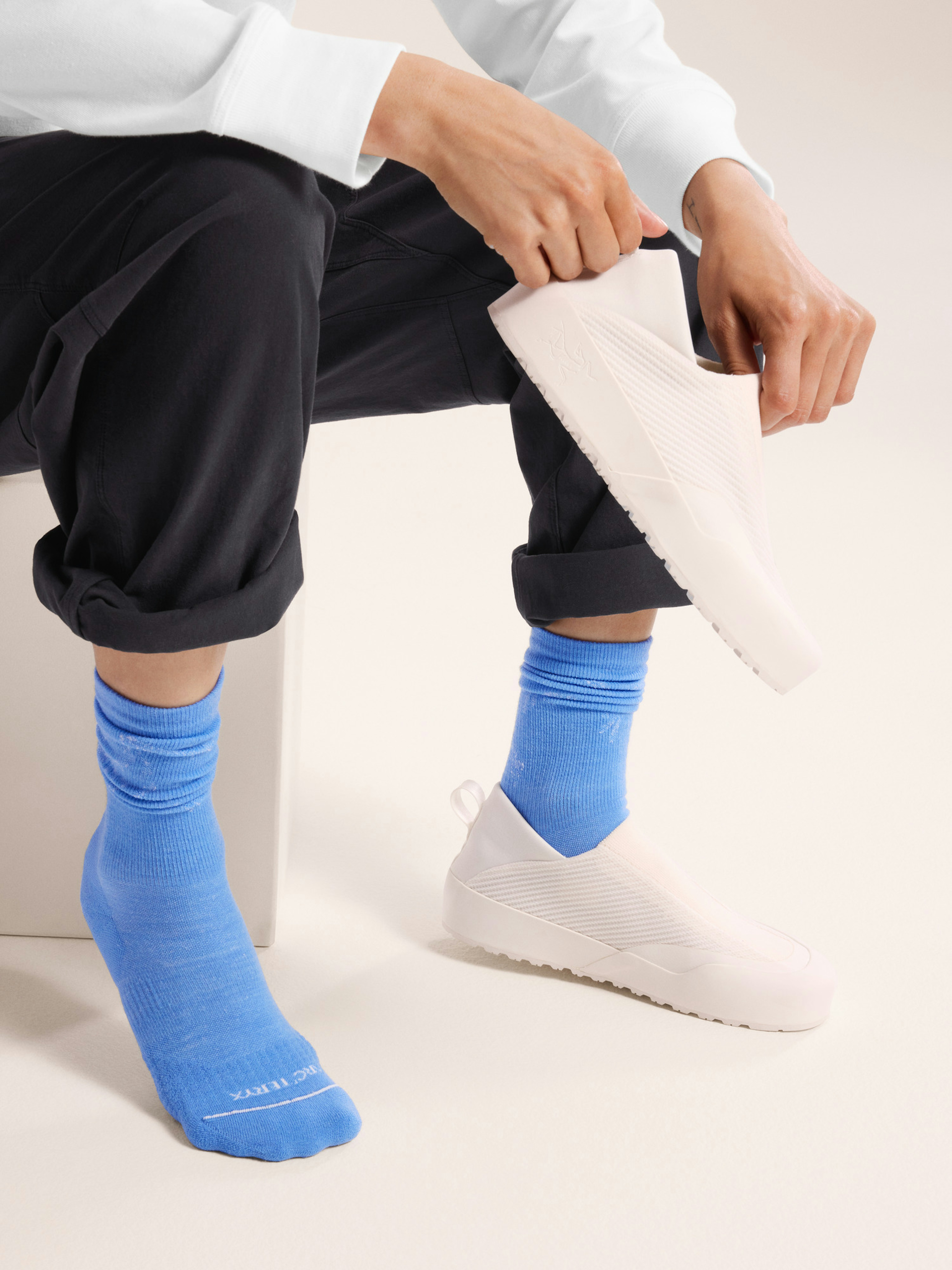 Merino Wool Mid Bird Sock