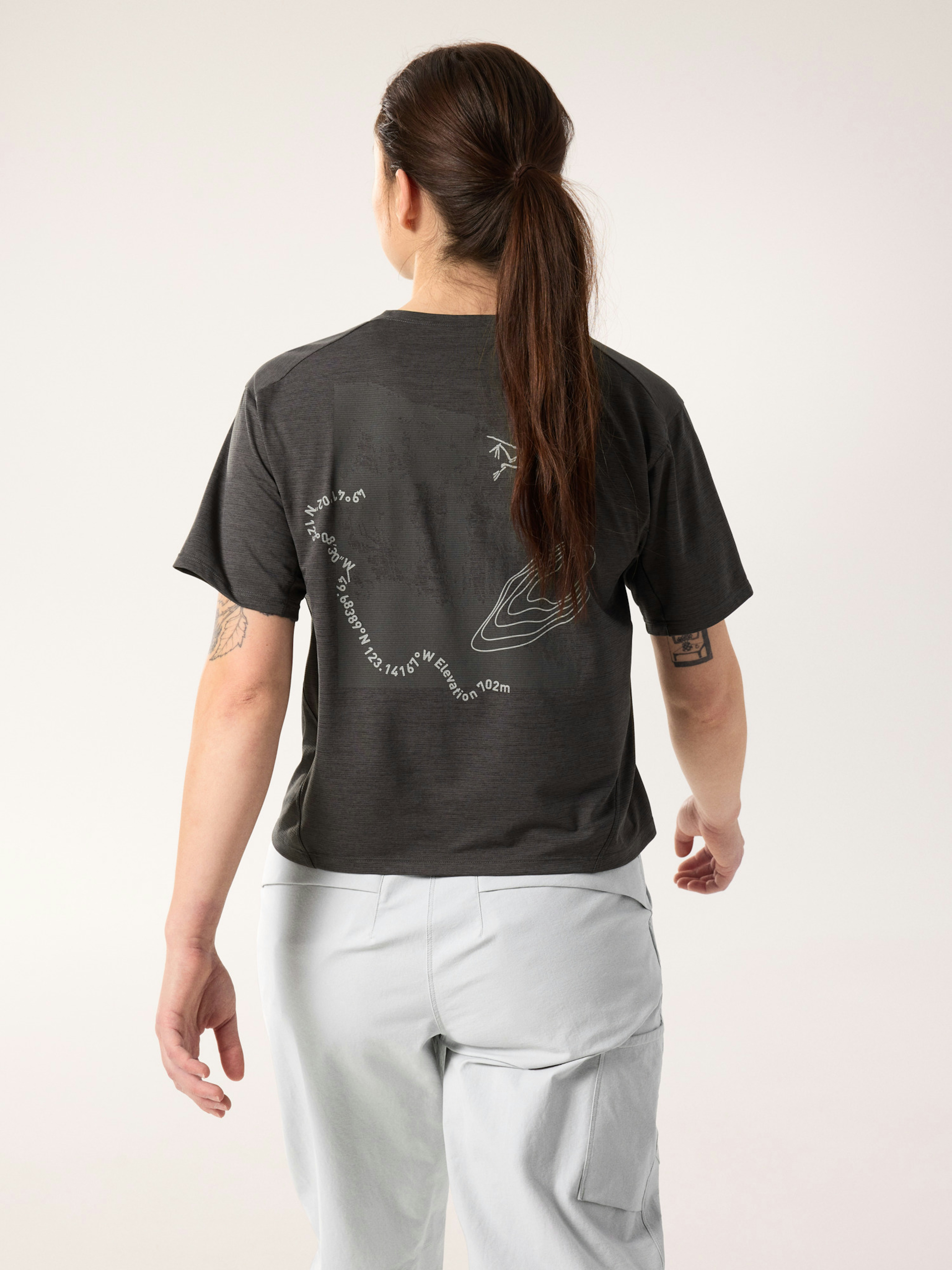 Taema Crop Topo Shirt SS Women's