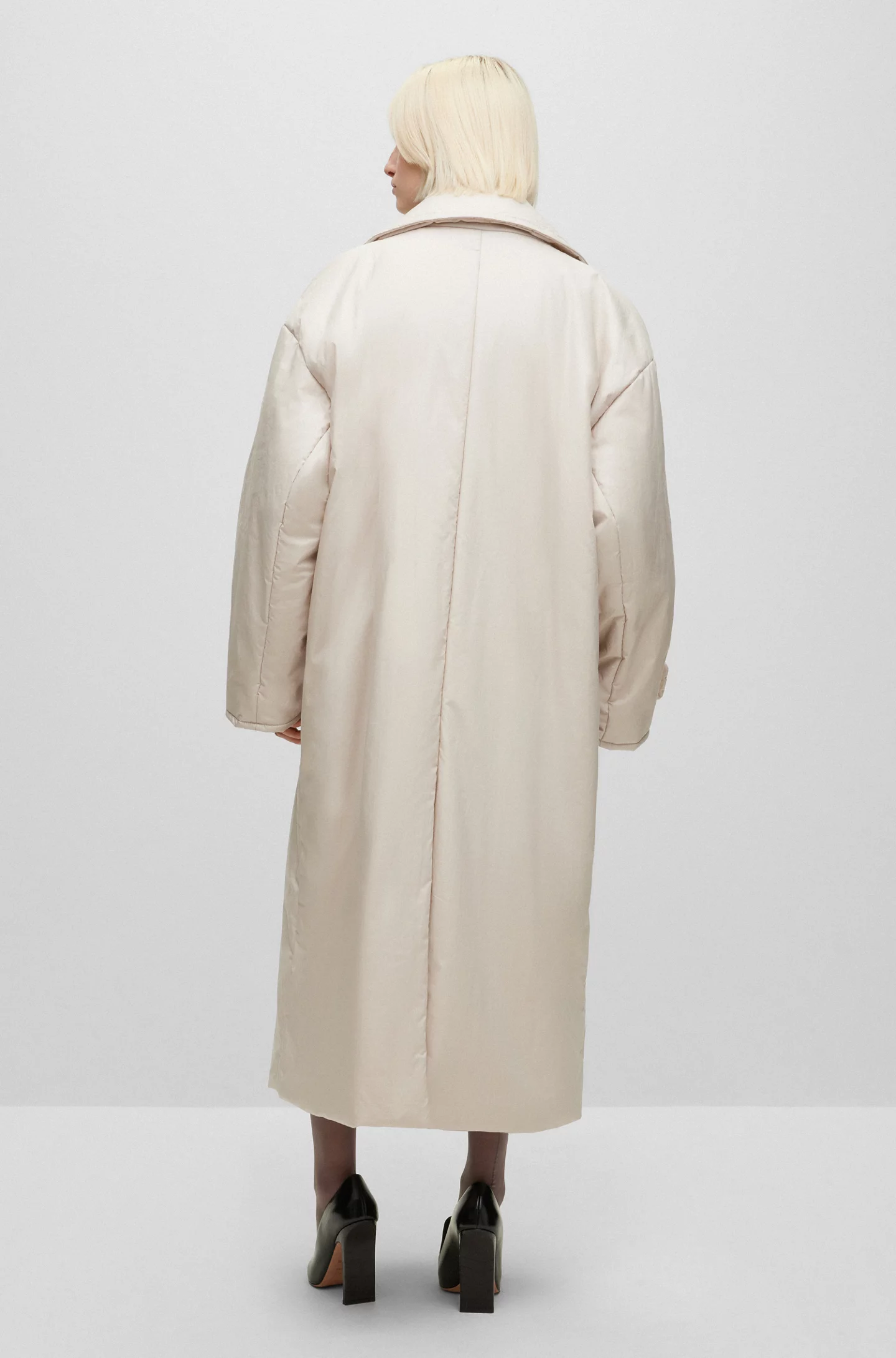 RELAXED-FIT COAT IN PADDED COTTON