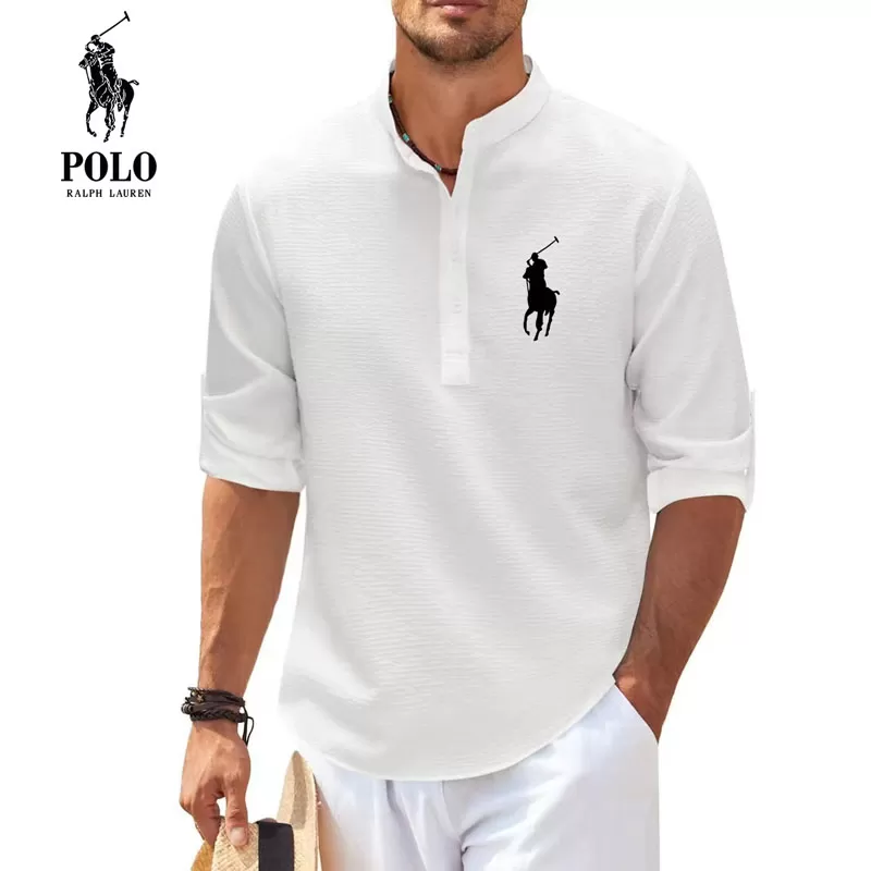 Ralph Lauren™ Men's Casual Collar Fashion Striped Shirts