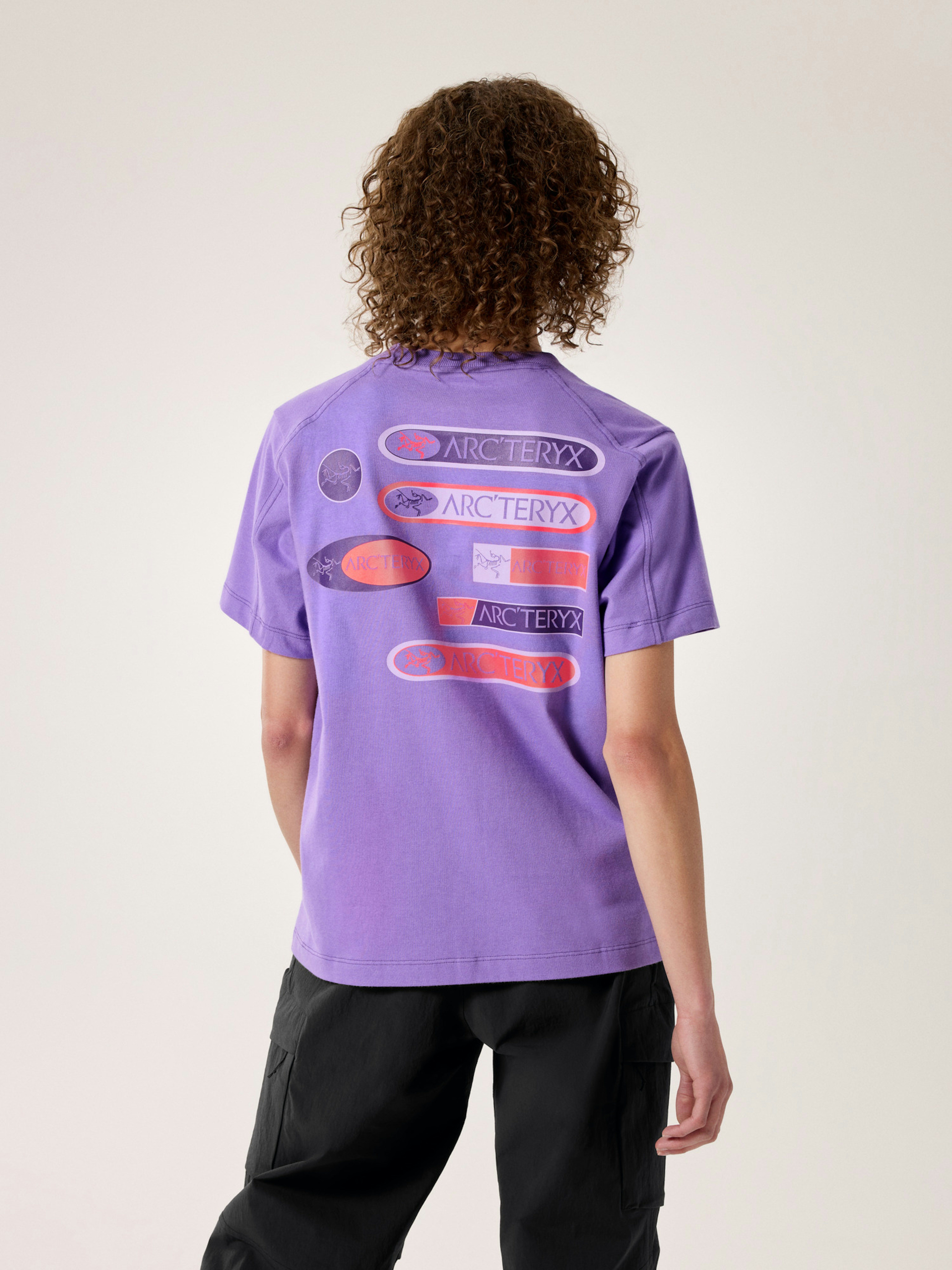 Kragg Cotton Sticker Crew Shirt SS Women's