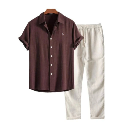 Ralph Lauren™ Men's Casual Shirt & Jogger Set