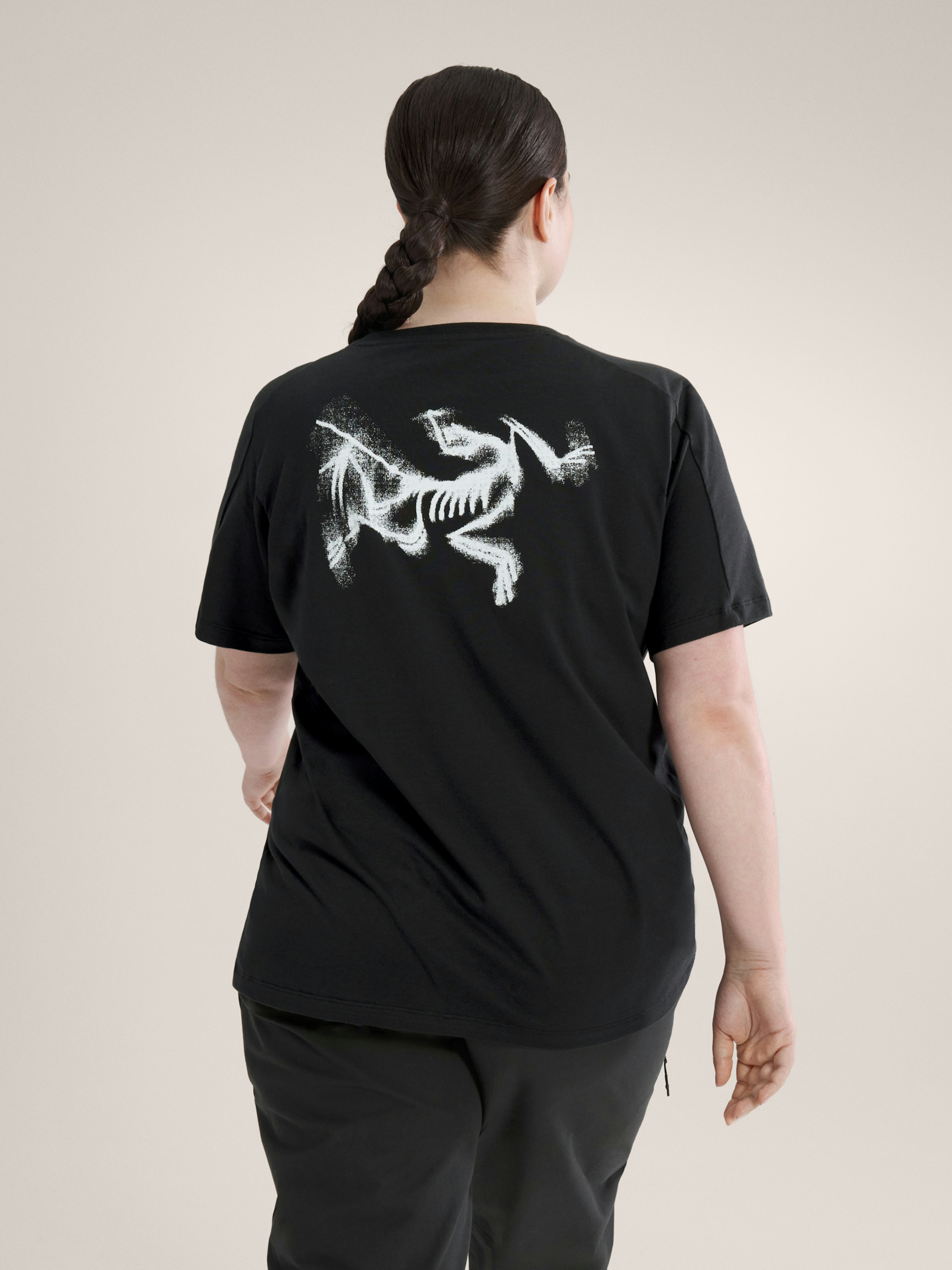 Kragg SL Cotton Blurred Bird Crew Shirt SS Women's