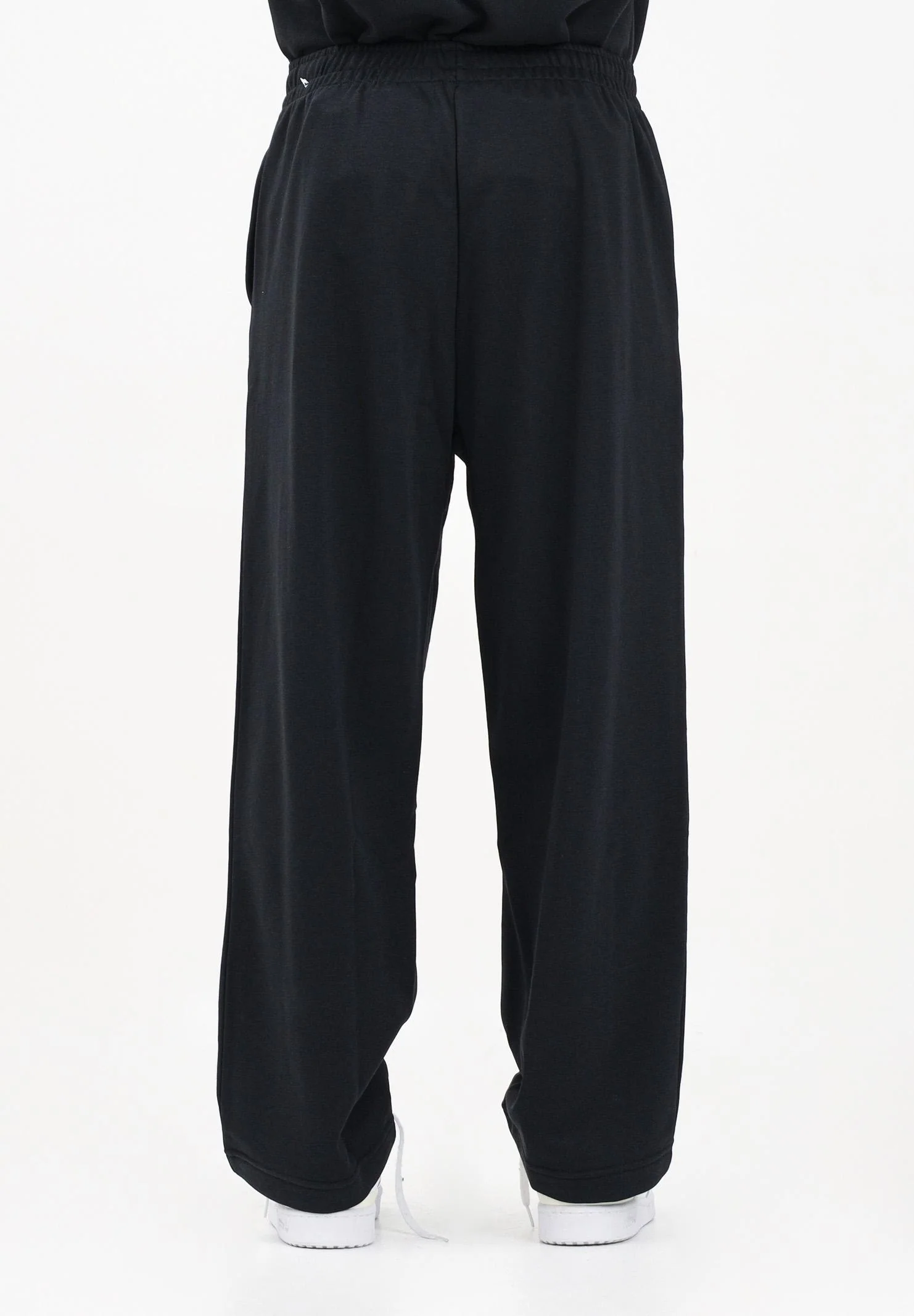 ADIDAS PERFORMANCE Essentials Wide Leg 3 Bar Logo Track Pants Black Men