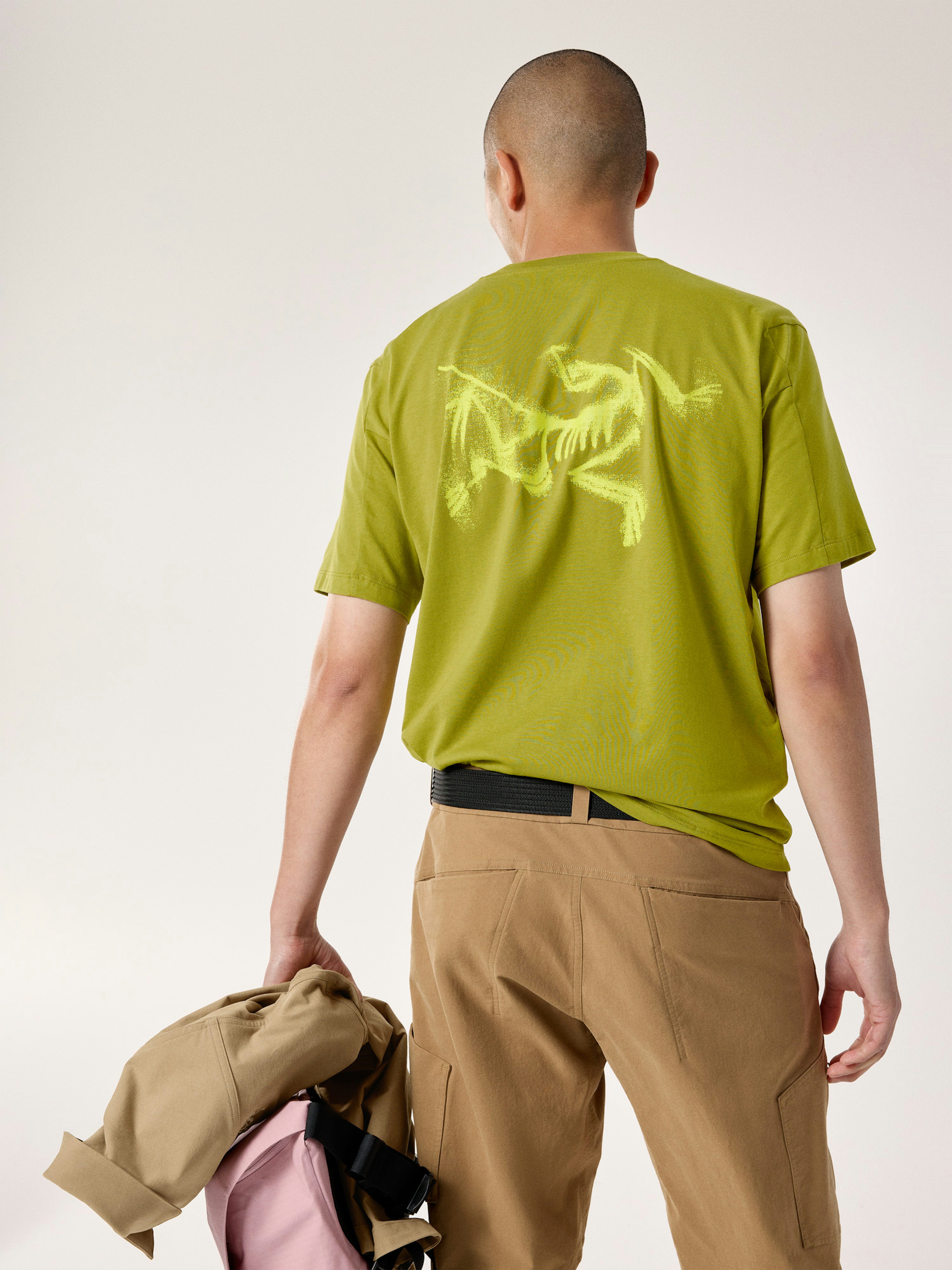 Kragg SL Cotton Blurred Bird Shirt SS Men's