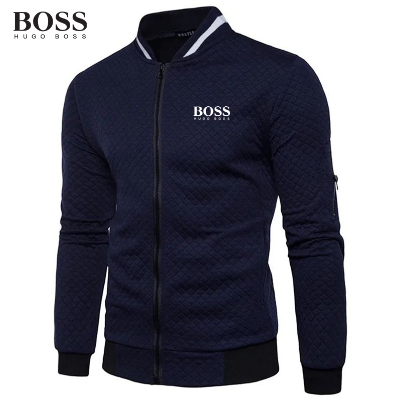 Men's Casual Jacket Coat With Stand-up Collar