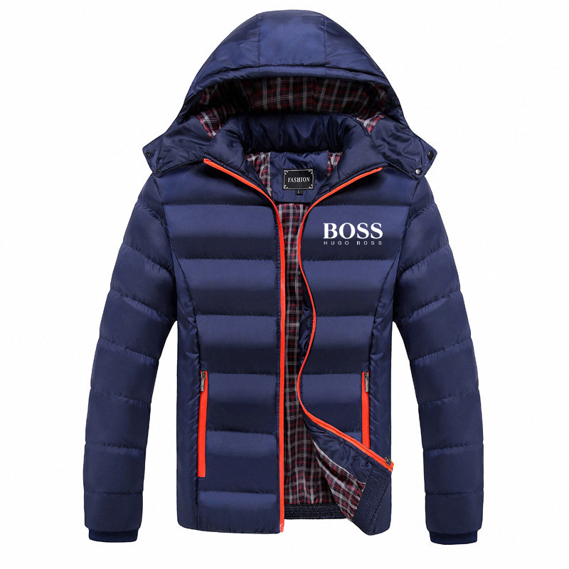 Men's Padded Warm Hooded Jacket