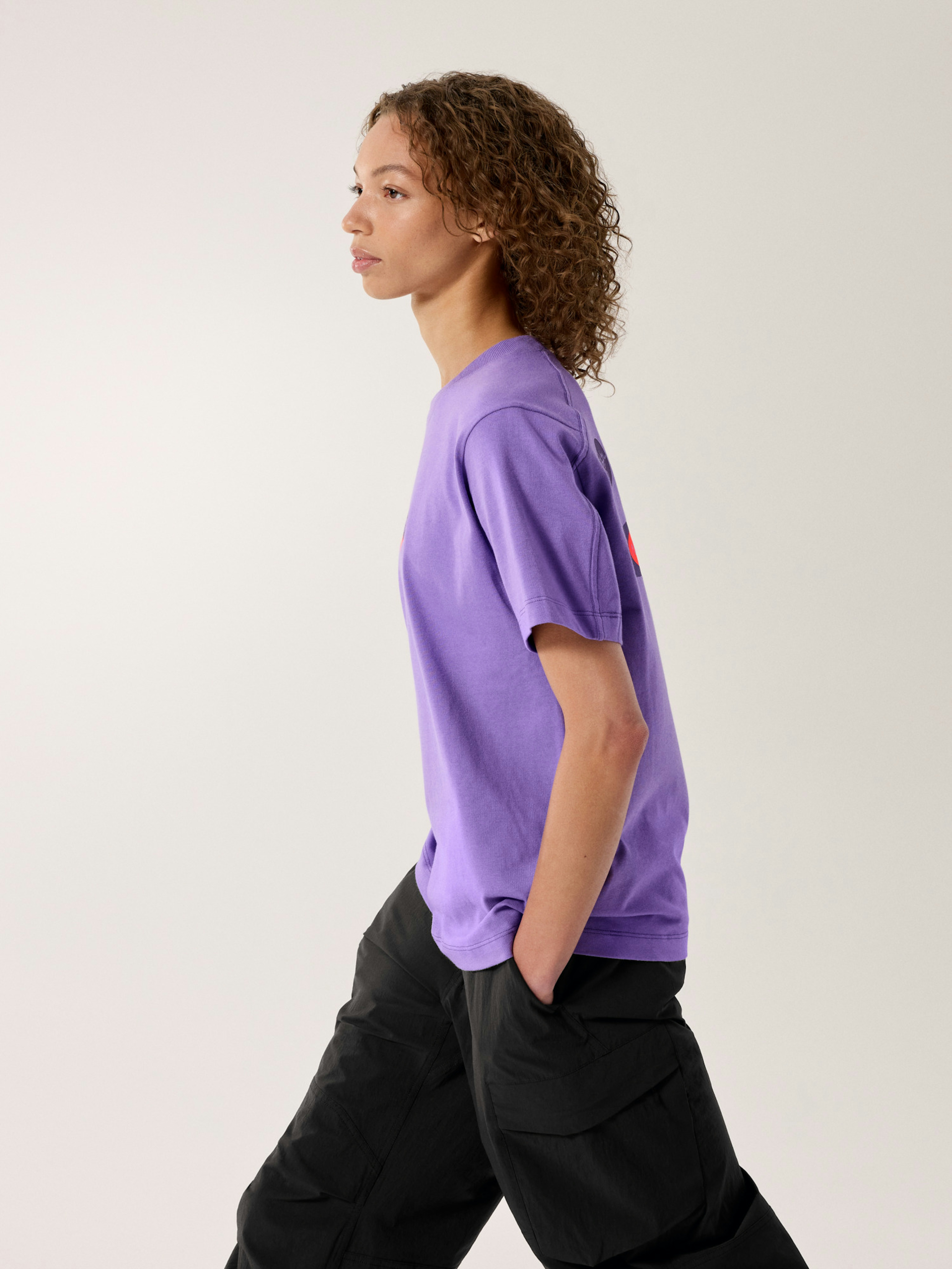 Kragg Cotton Sticker Crew Shirt SS Women's