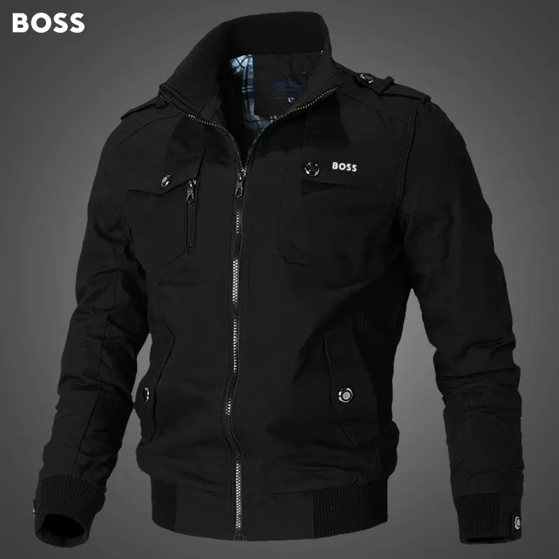 SOLID COLOR MENS CASUAL HOODIES COAT SWEATERSHIRT