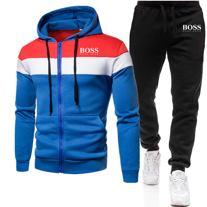 Men's fleece soft casual sportswear