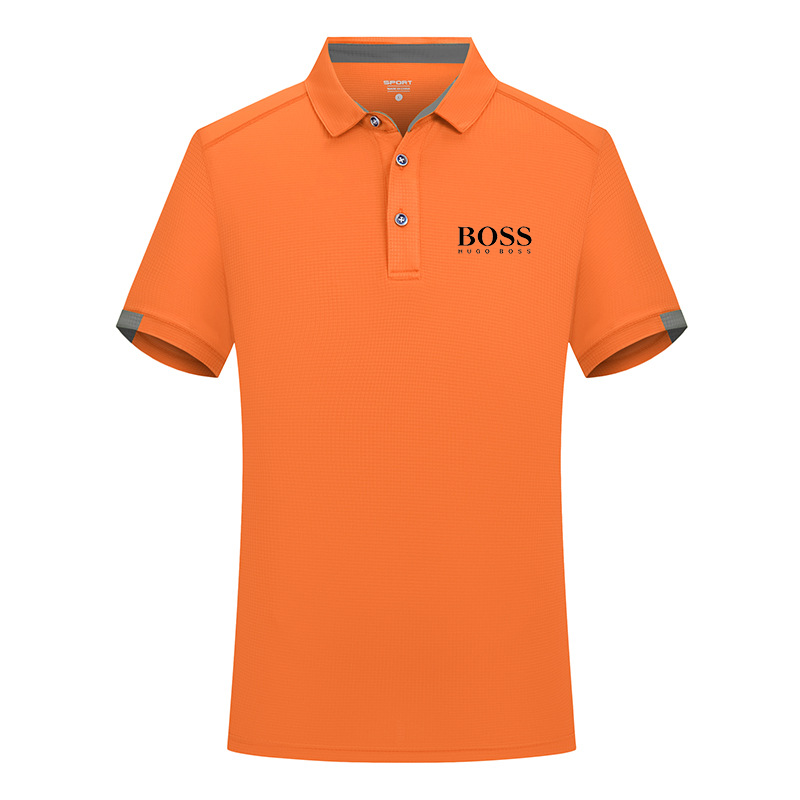 Men's summer sports short-sleeved quick-drying cool breathable polo shirt