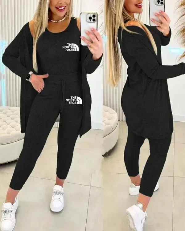 New Women's Clothing 3-Piece Set (Jacket + Vest + Pants)