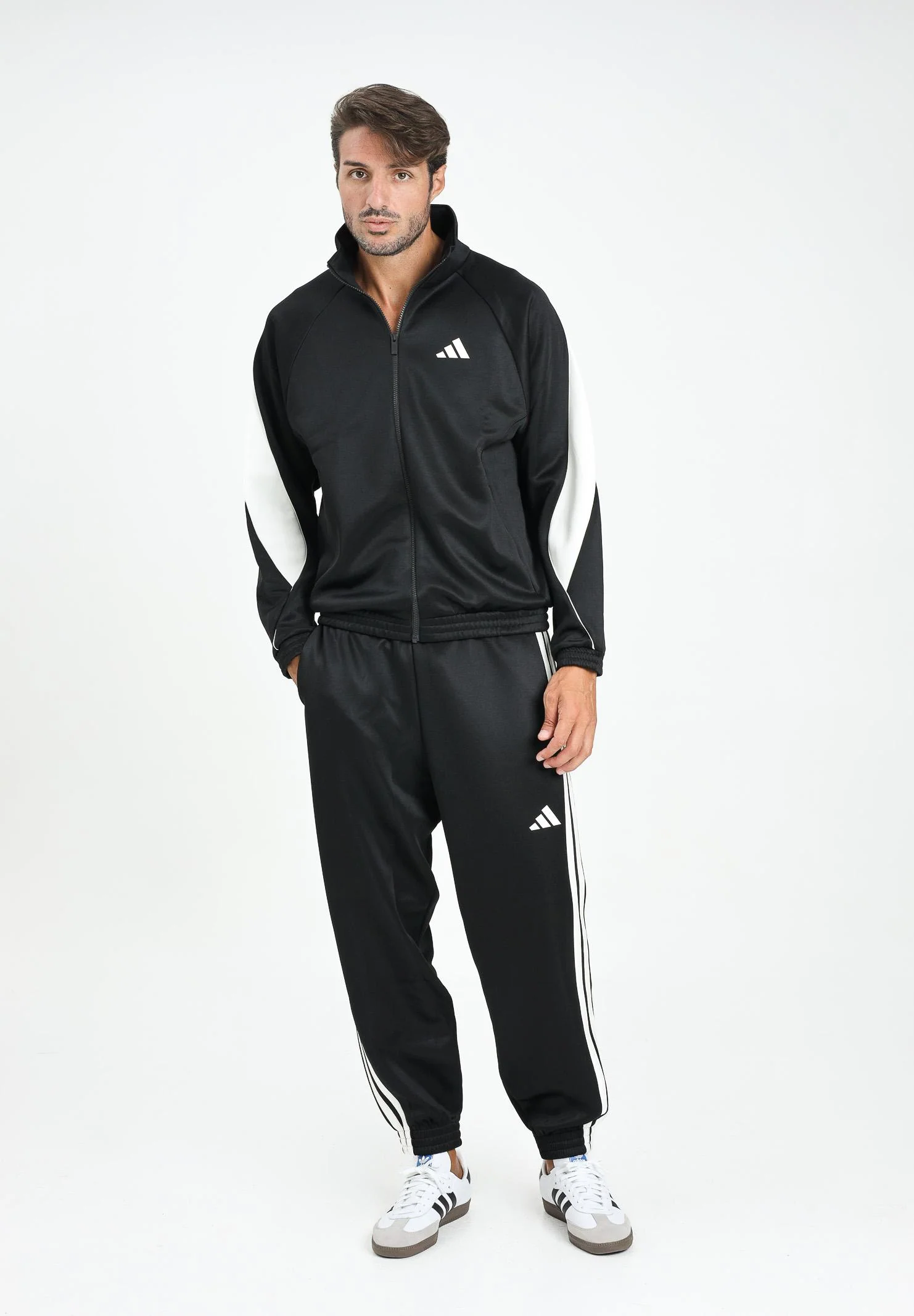 ADIDAS PERFORMANCE Men's Stadium Track Pants in Black