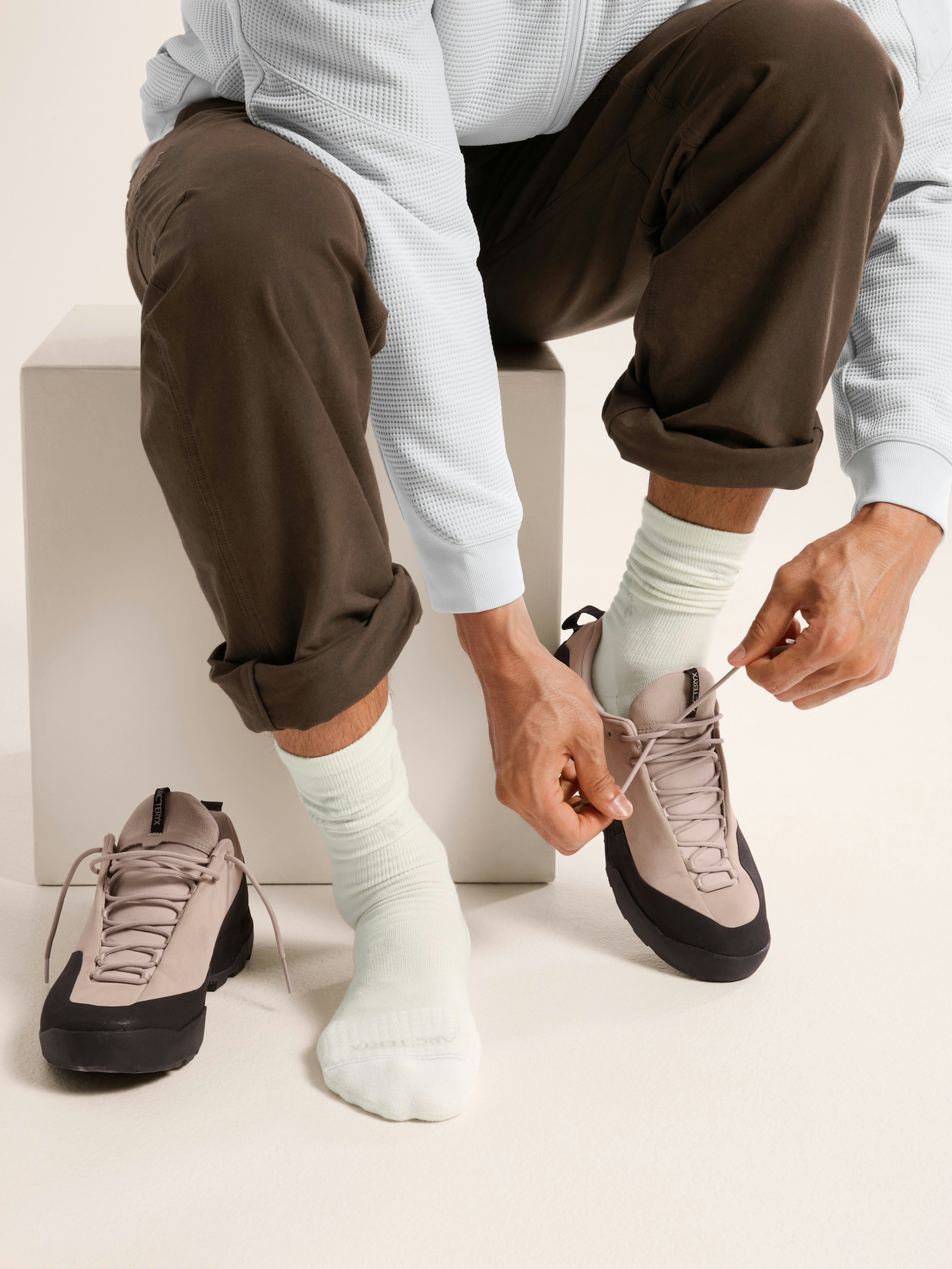 Merino Wool Mid Bird Sock