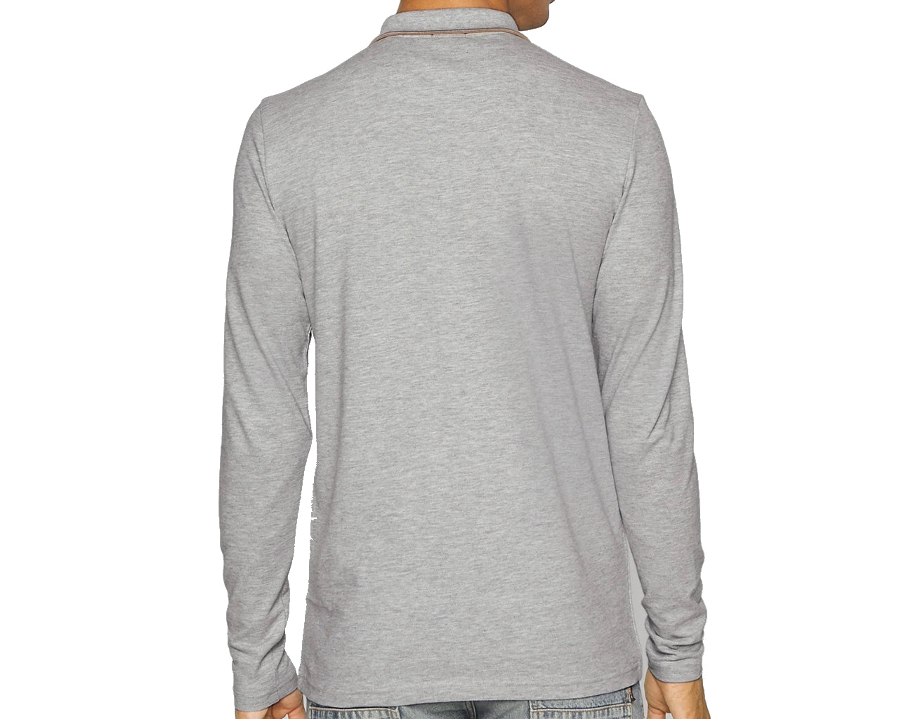 Pleesy 4 50475649 Long Sleeved Polo Shirt Grey