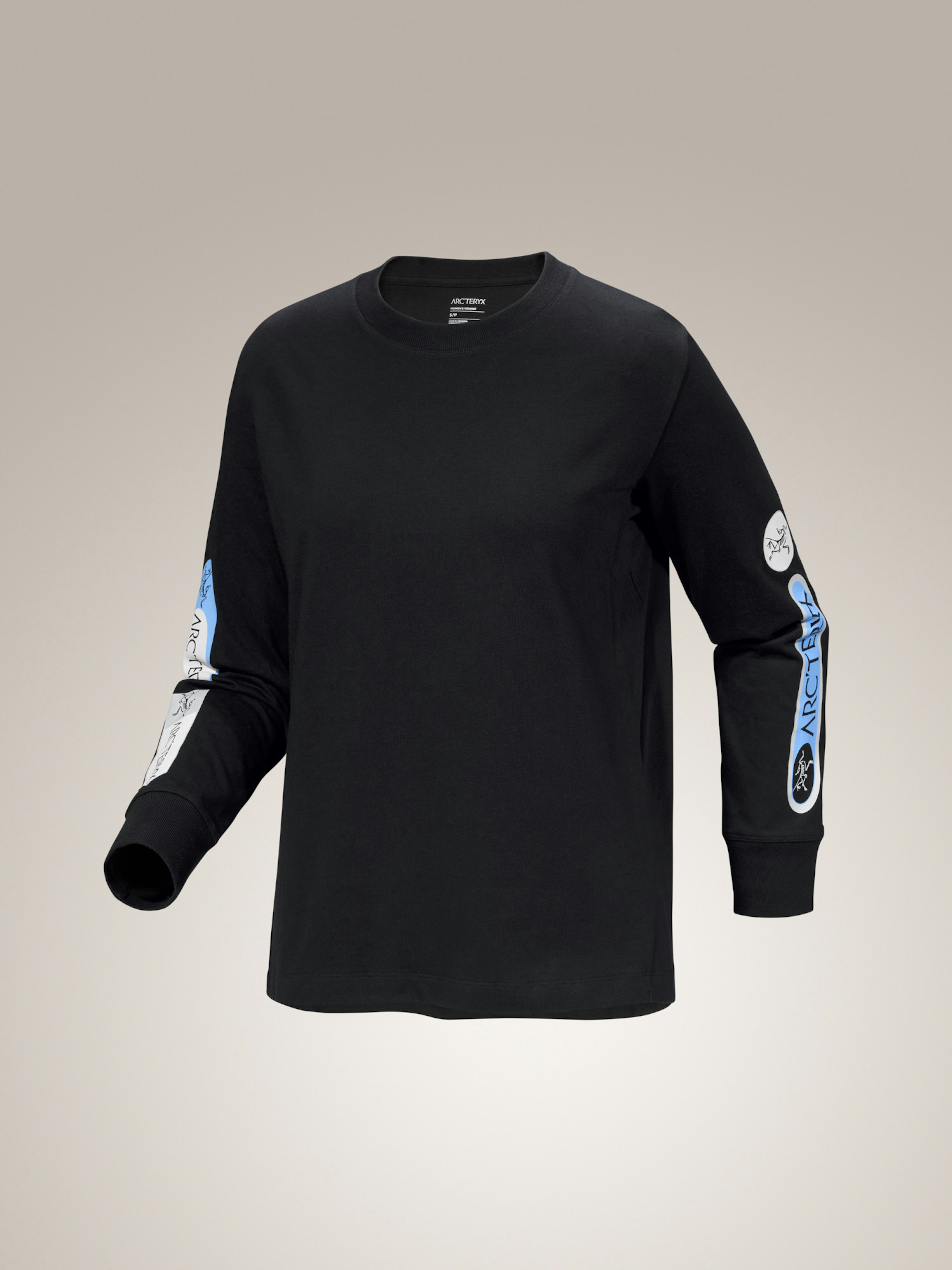 Kragg Cotton Sticker Crew Shirt LS Women's