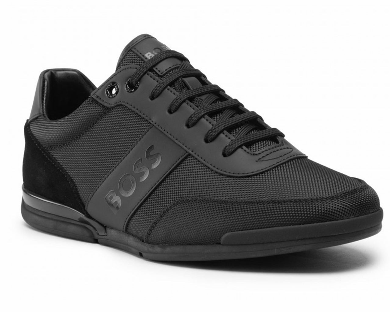 50470364 Saturn Lowp Nylg Trainers Black