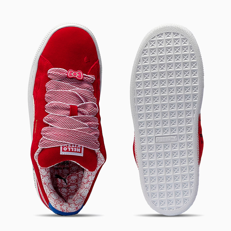 Suede Red Bow Casual｜Sneakers