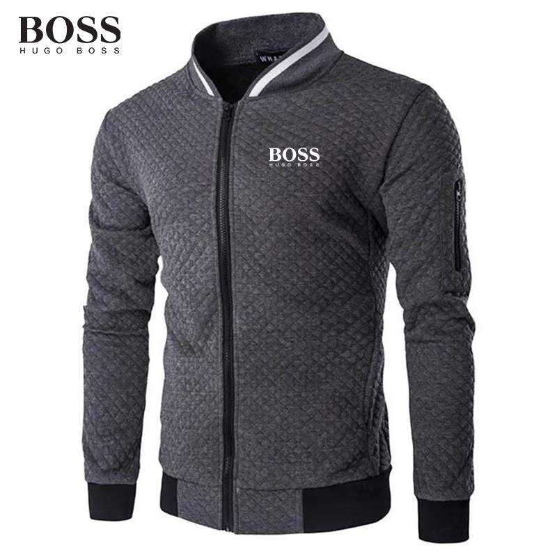 Men's Casual Jacket Coat With Stand-up Collar