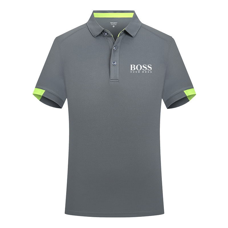 Men's summer sports short-sleeved quick-drying cool breathable polo shirt
