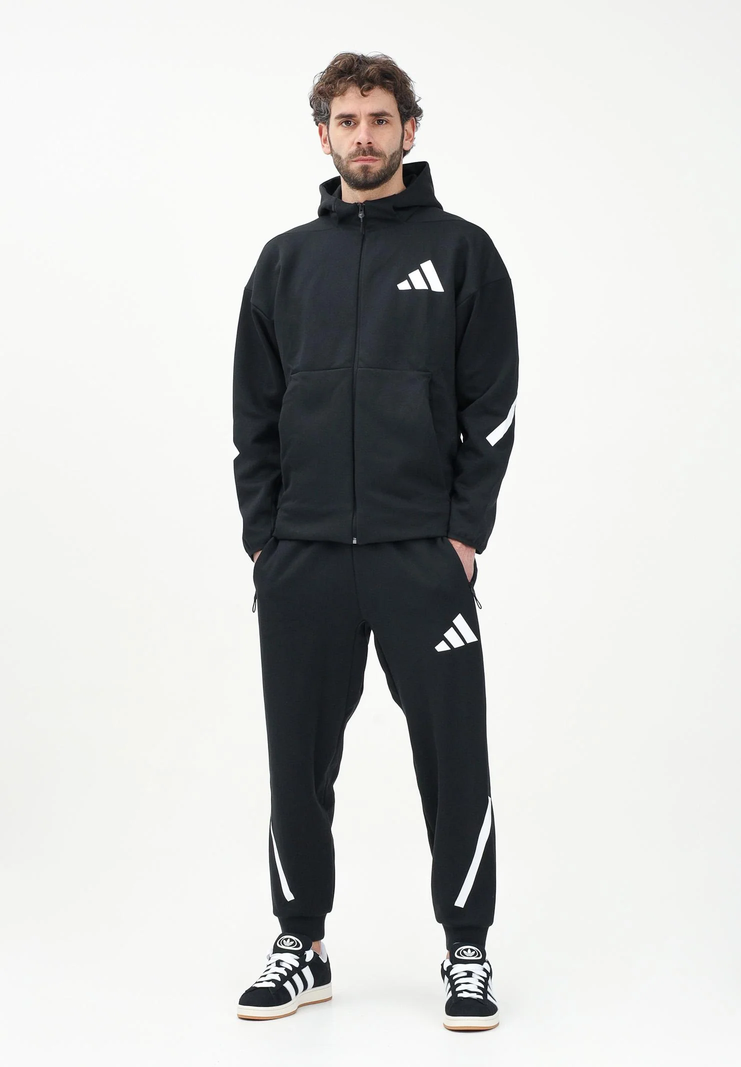 ADIDAS PERFORMANCE New adidas ZNE black men's sports pants