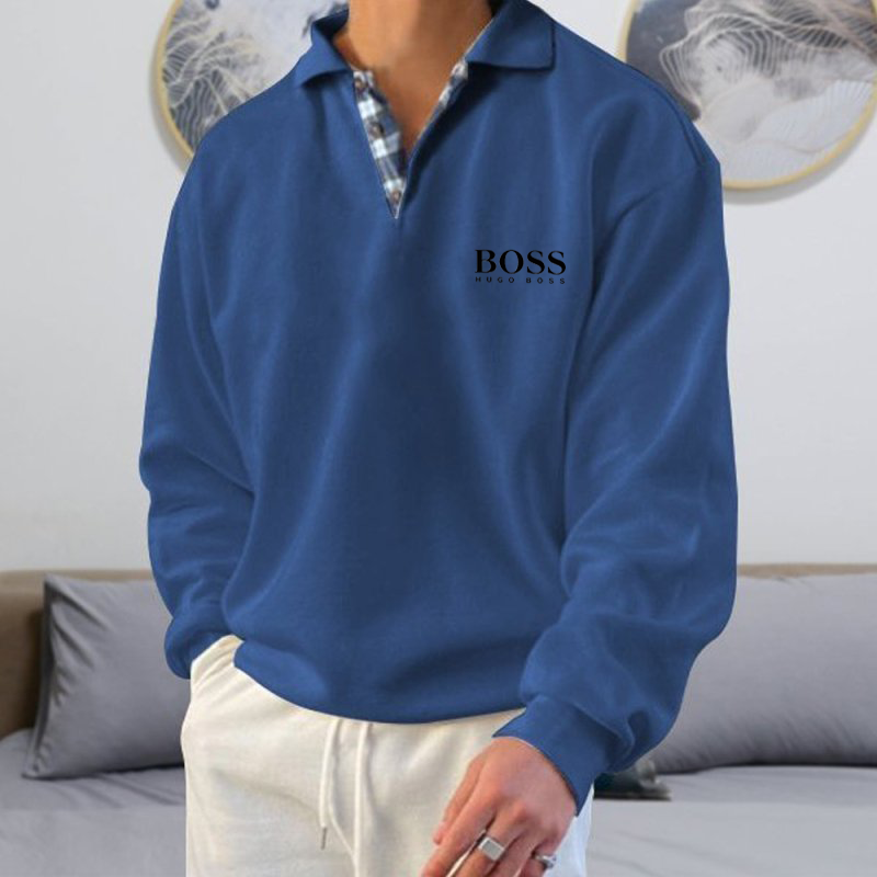 Men's Autumn Winter V-Neck Sweatshirt