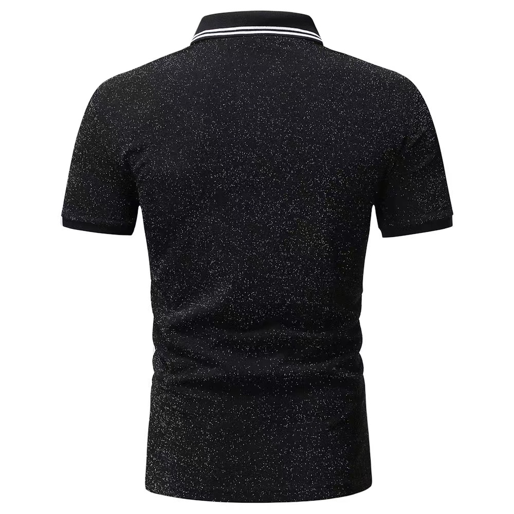 Men's gypsophila casual short-sleeved polo shirt