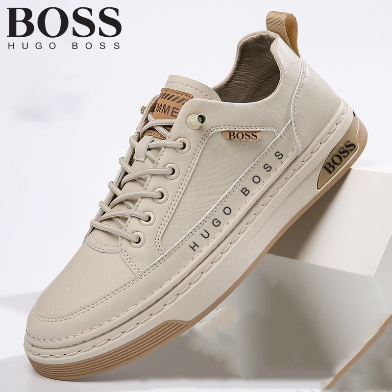 Men's casual shoes with thick soles, handmade, breathable, soft sole
