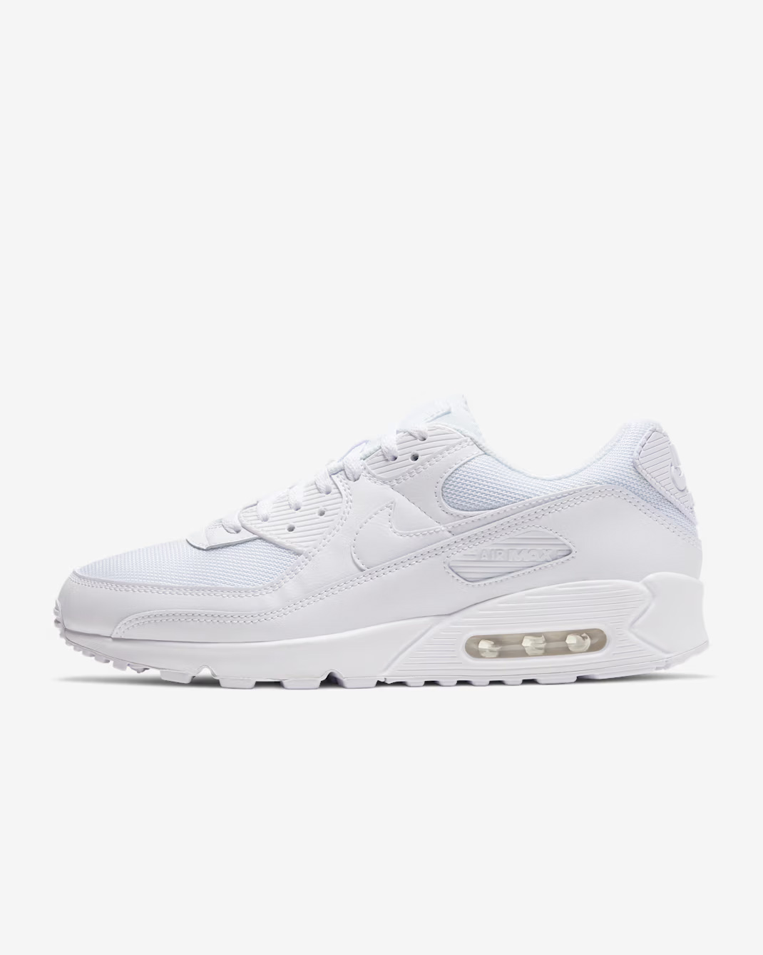 Unisex White Red Sneakers - Nike Air Max 90