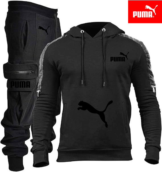 PUMA - Nowe bluzy z kapturem i spodnie slim fit dla mężczyzn