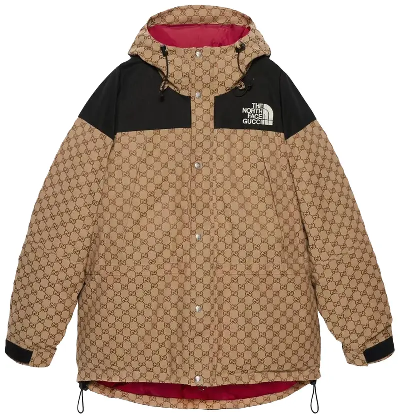 Gucci x The North Face Down Jacket 'Beige/Ebony/Black' | Multi-Color