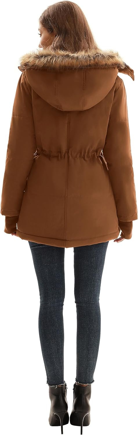 Winter Wool Women's Parka Jacket
