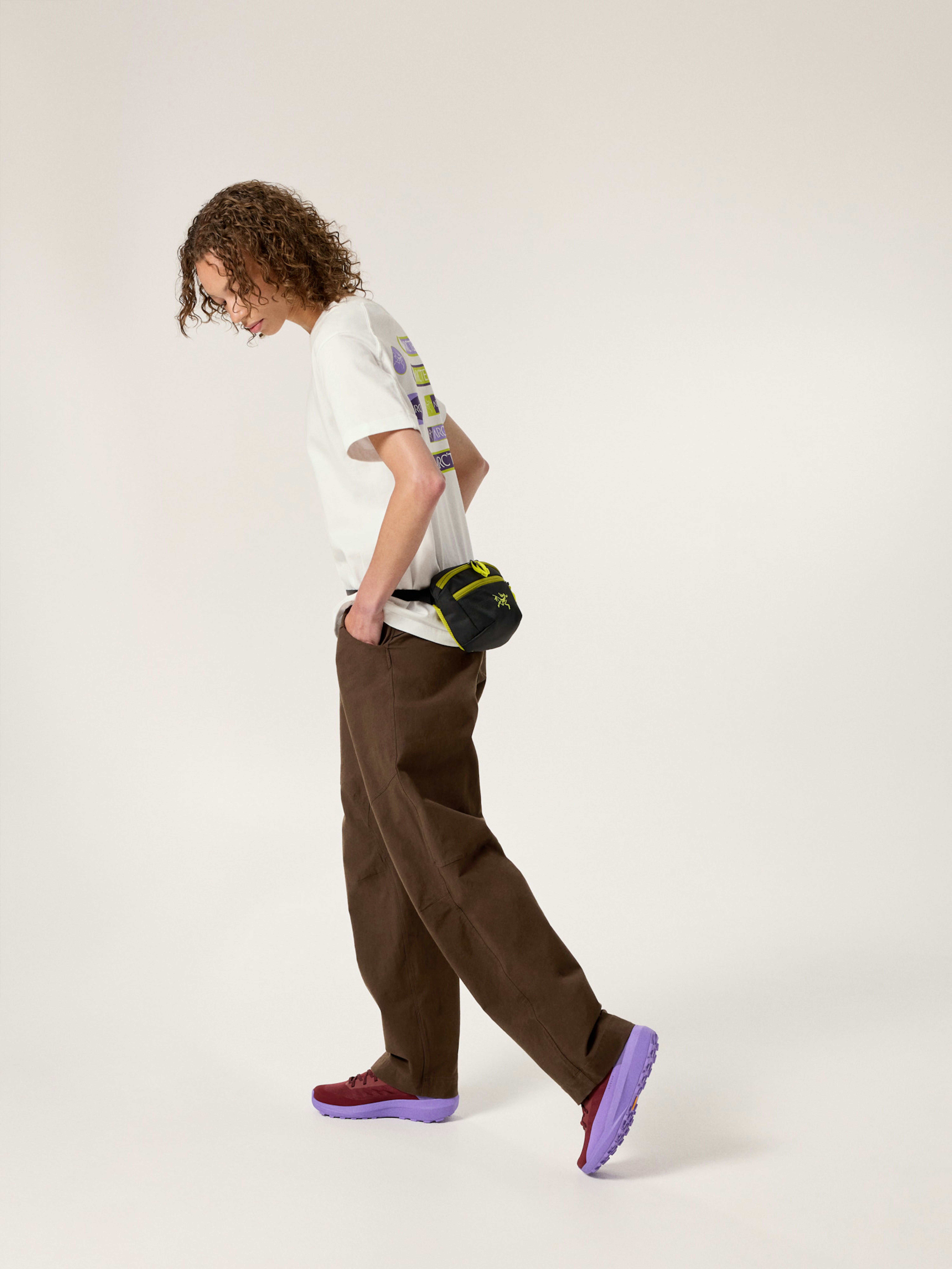 Kragg Cotton Sticker Crew Shirt SS Women's