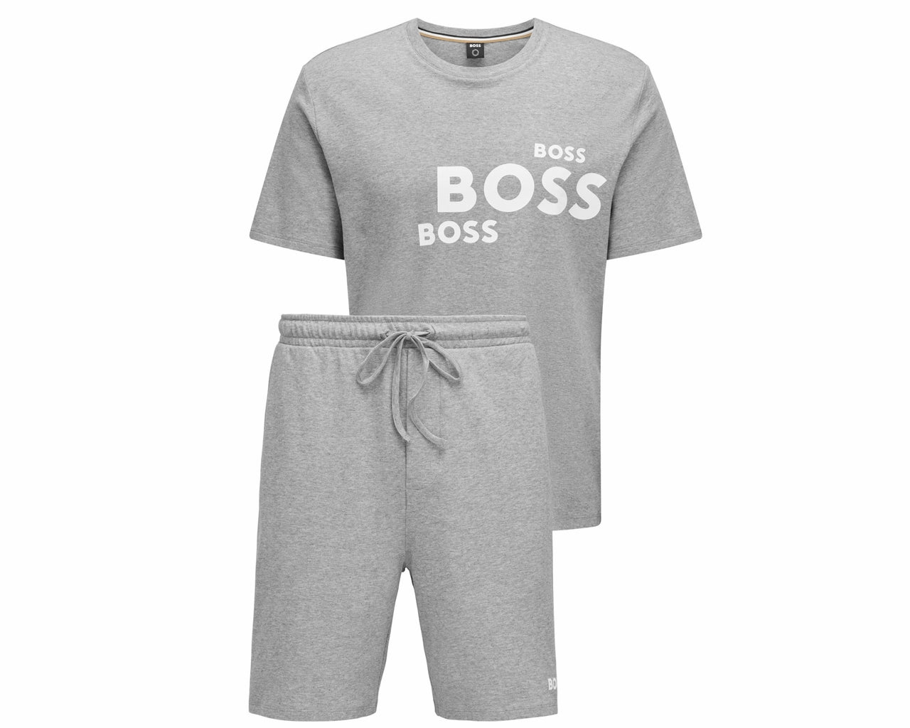 50472816 Relaxed Fit T-Shirt & Shorts Set Grey