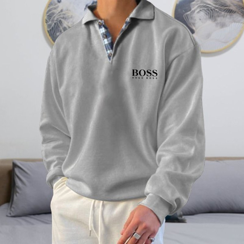 Men's Autumn Winter V-Neck Sweatshirt
