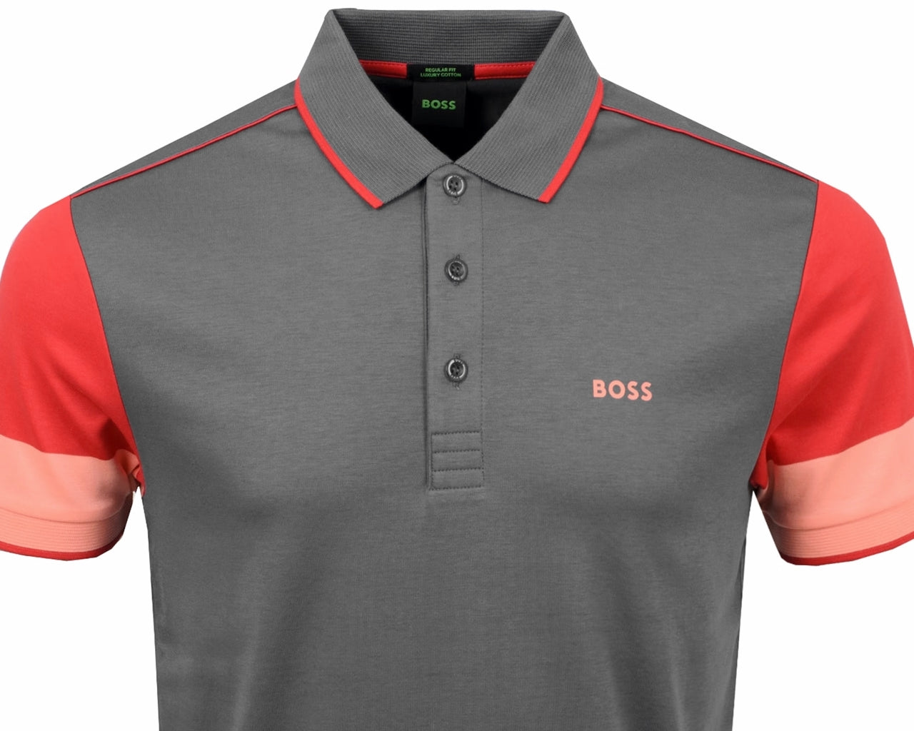 Paddy 11 50473840 021 Regular Fit Polo Shirt Dark Grey