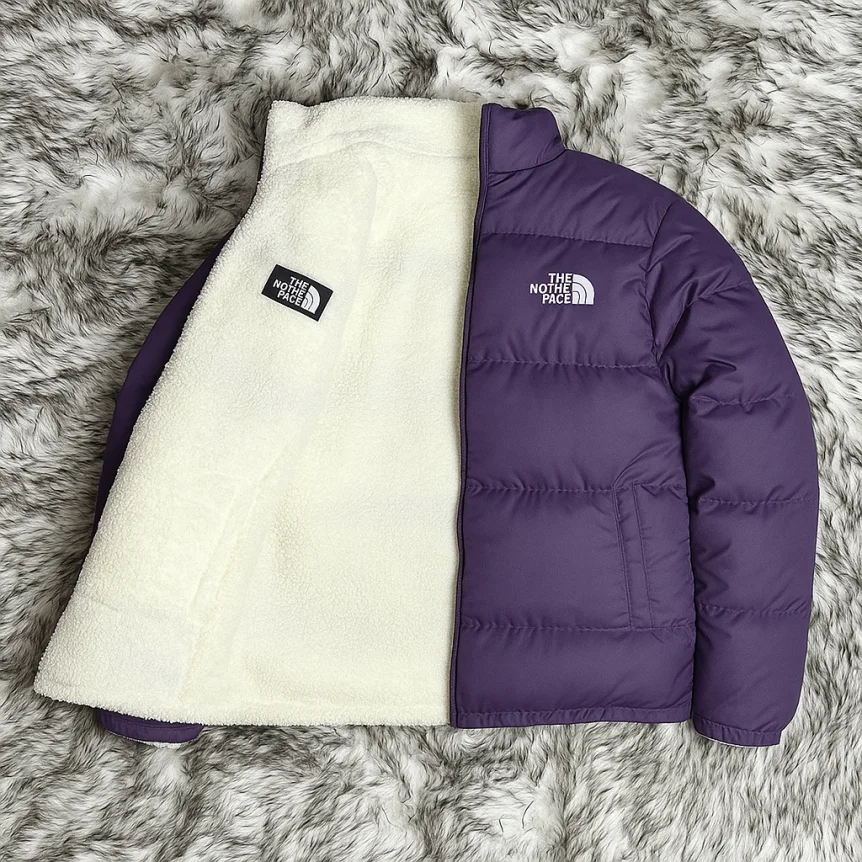 Reversible Puffer Jacket - Two Face