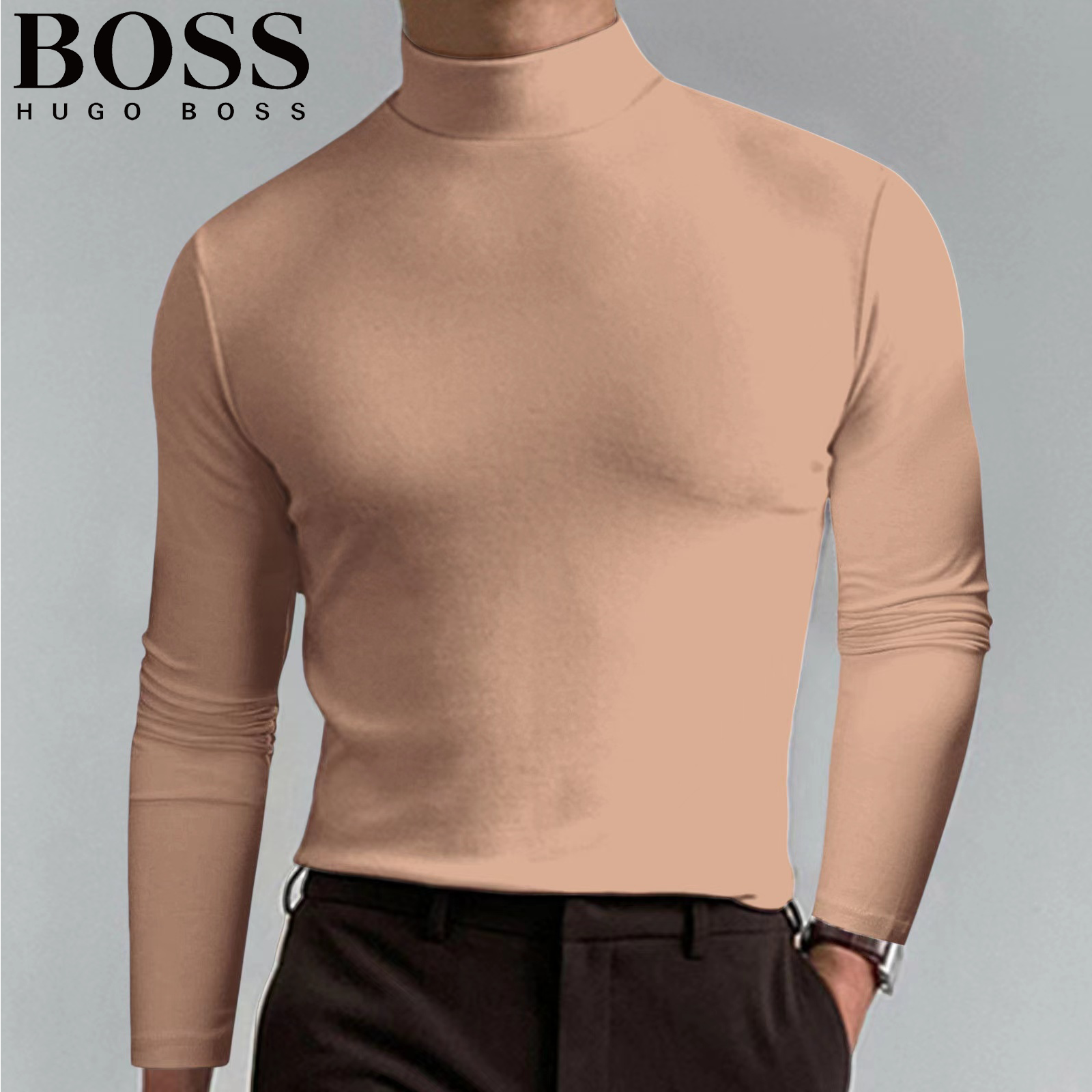 Men's Casual Round Neck Thermal Top