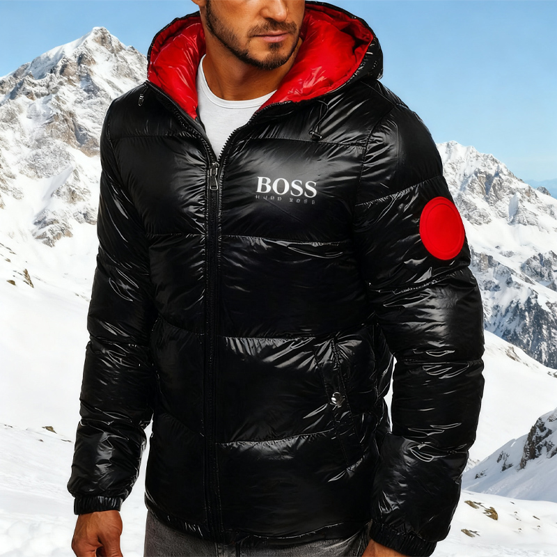 BOSS™ Men's Padded Warm Hooded Jacket
