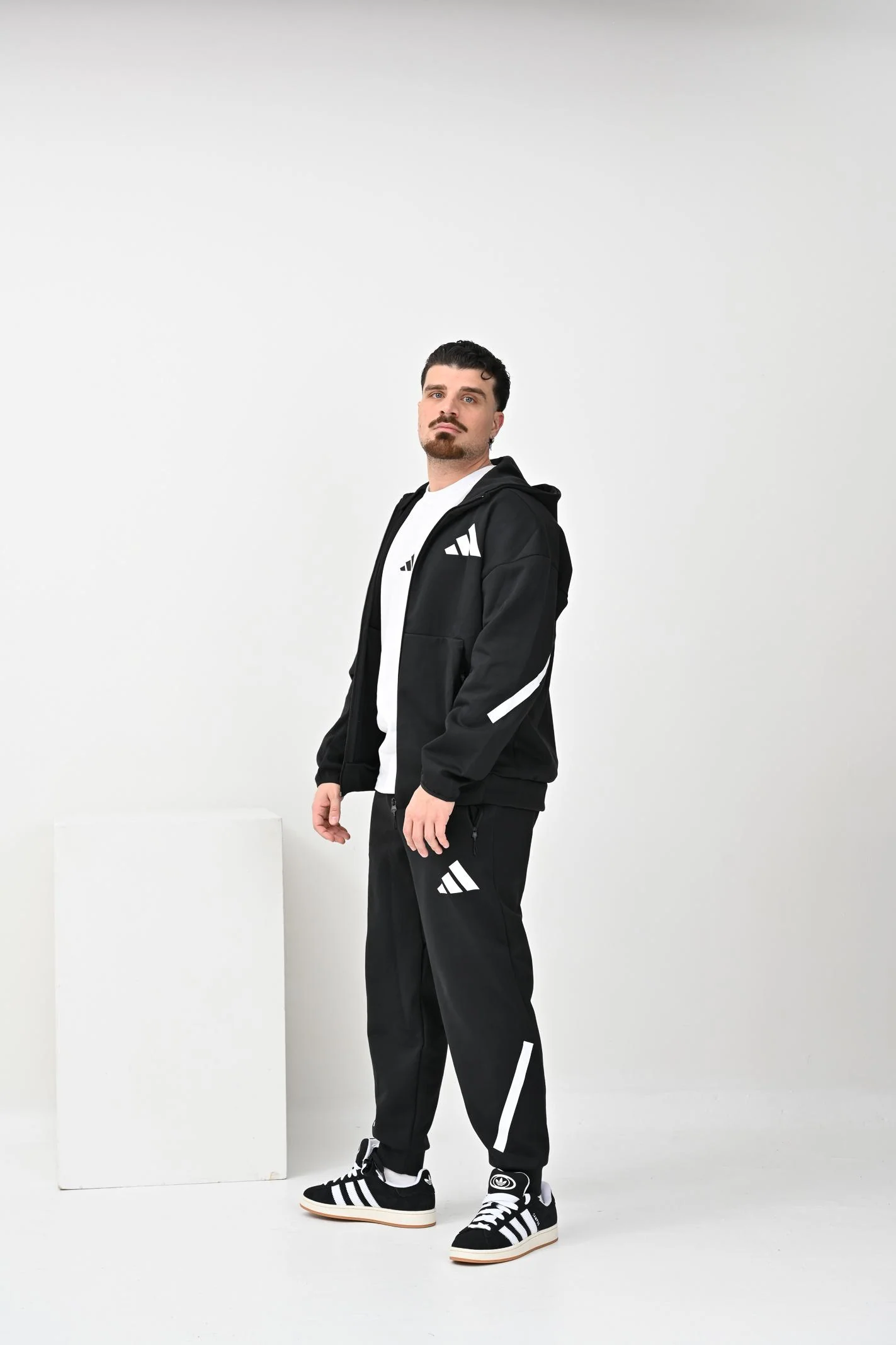 ADIDAS PERFORMANCE New adidas ZNE black men's sports pants