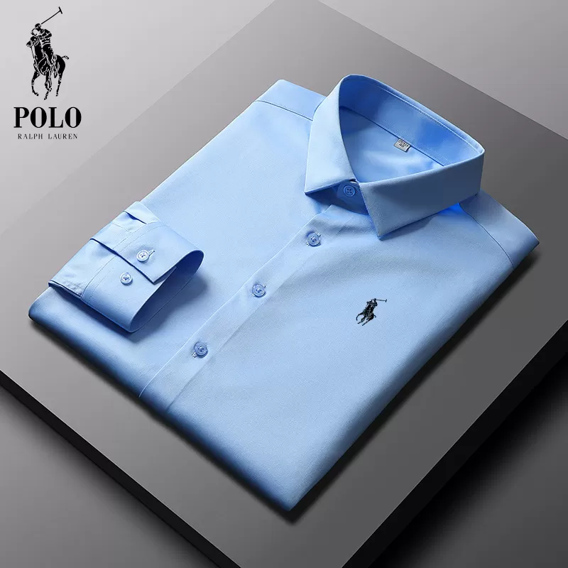 Ralph Lauren™ Men's Cotton Basic Denim Long Sleeve Shirt