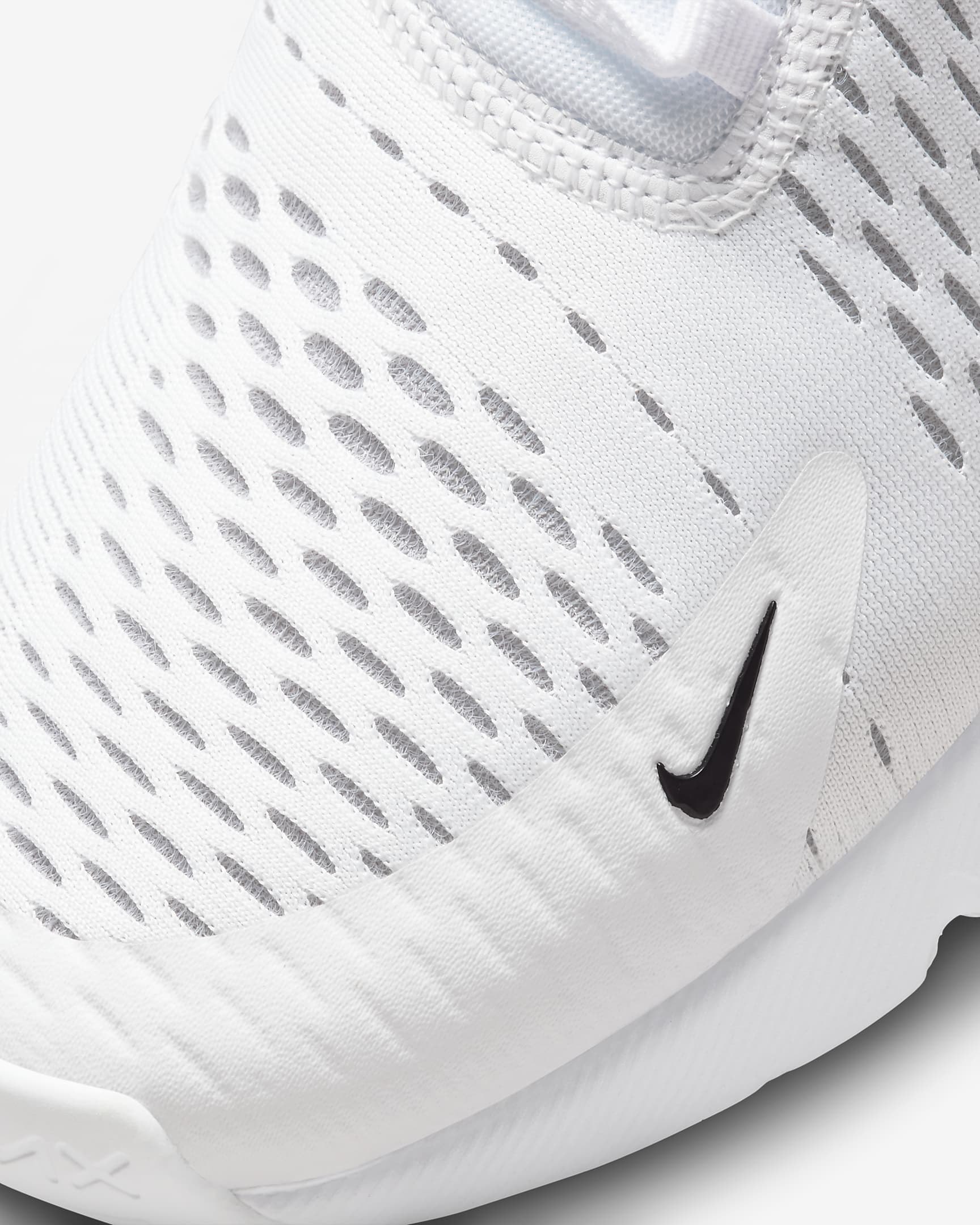 White low-top breathable sneakers