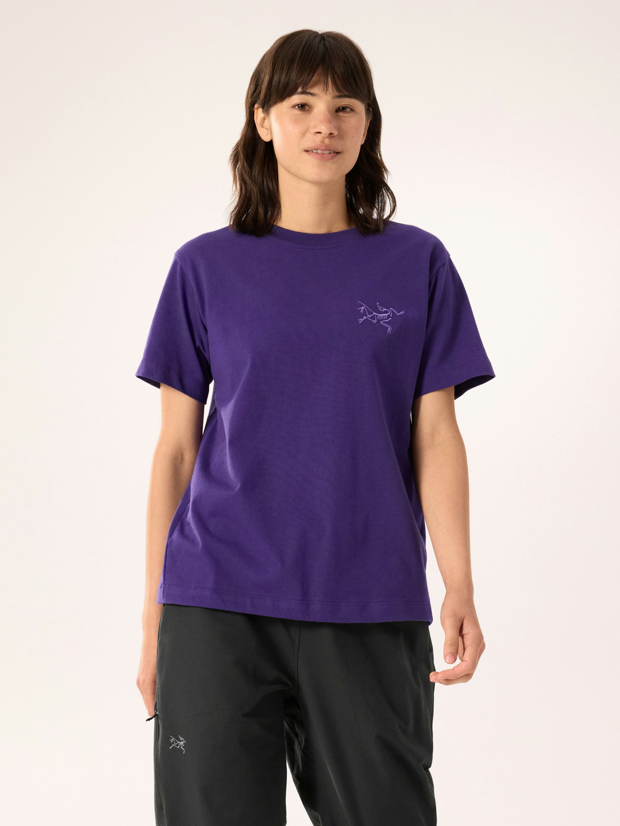 Kragg SL Cotton Blurred Bird Crew Shirt SS Women's