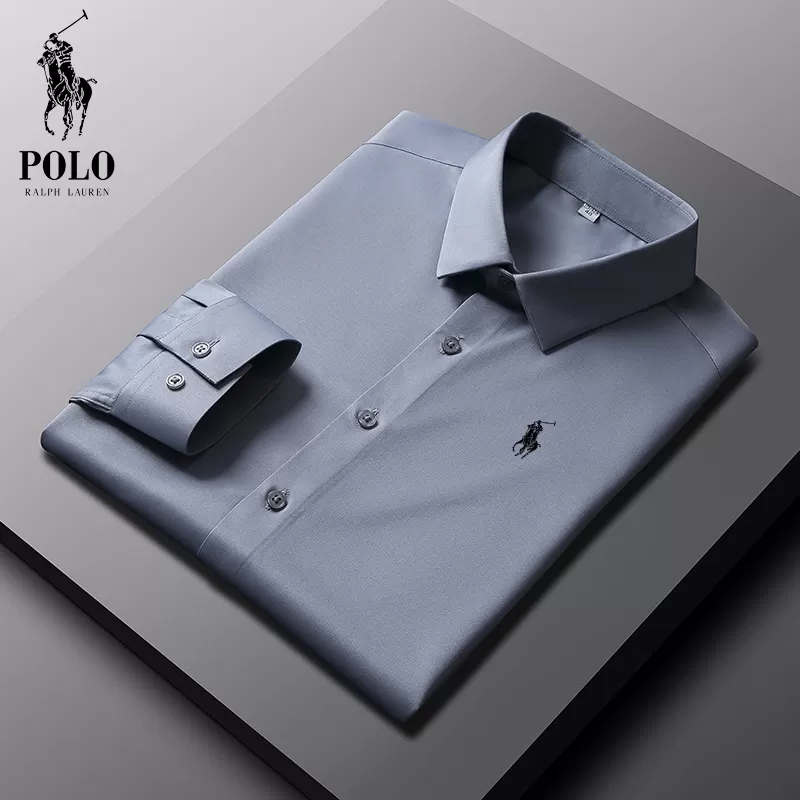 Ralph Lauren™ Men's Cotton Basic Denim Long Sleeve Shirt