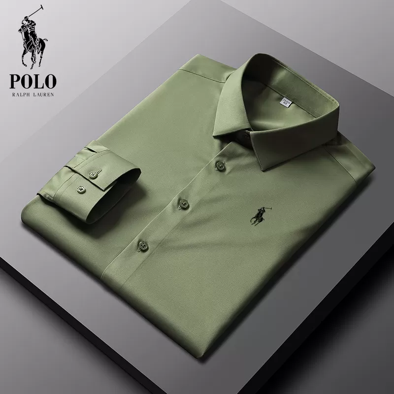 Ralph Lauren™ Men's Cotton Basic Denim Long Sleeve Shirt