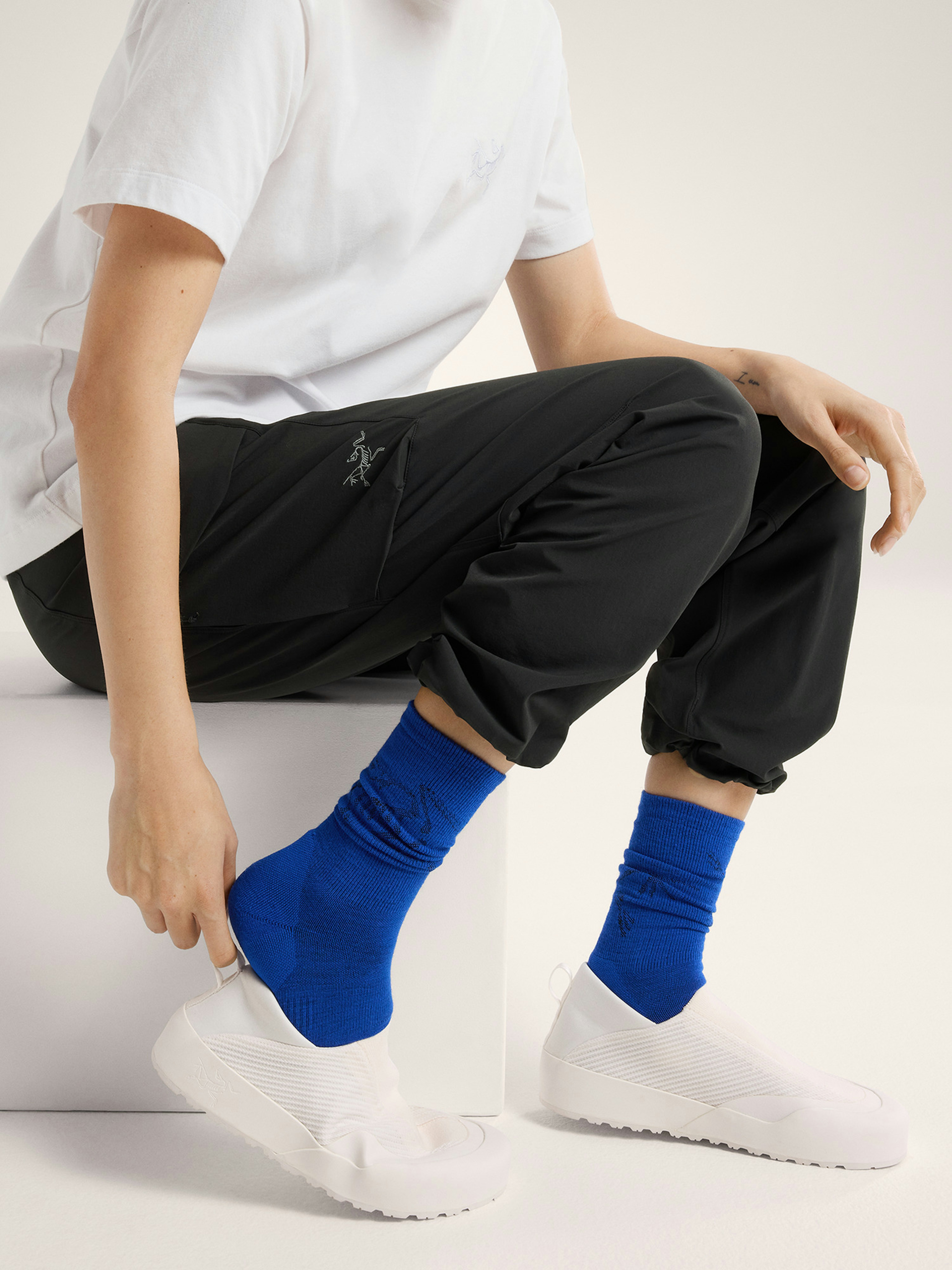 Merino Wool Mid Bird Sock