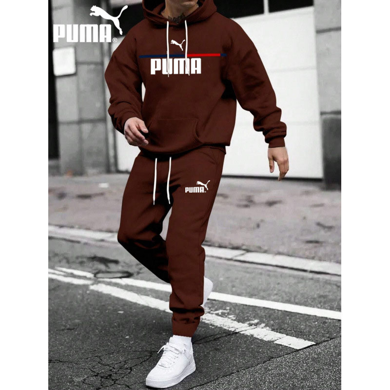 PUMA2025 nowa kurtka zimowa + spodnie bawełniane, wygodne i ciepłe