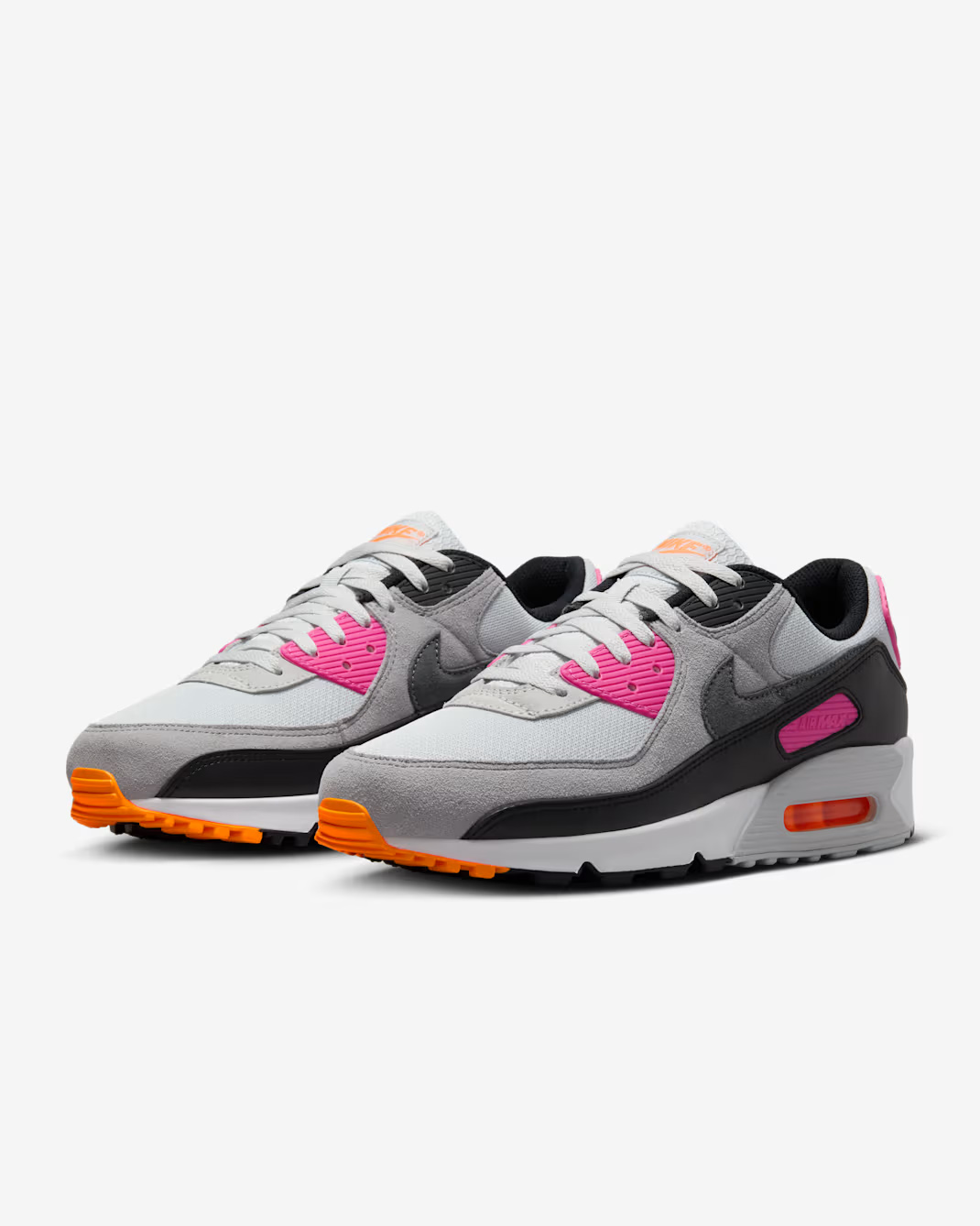Unisex White Red Sneakers - Nike Air Max 90