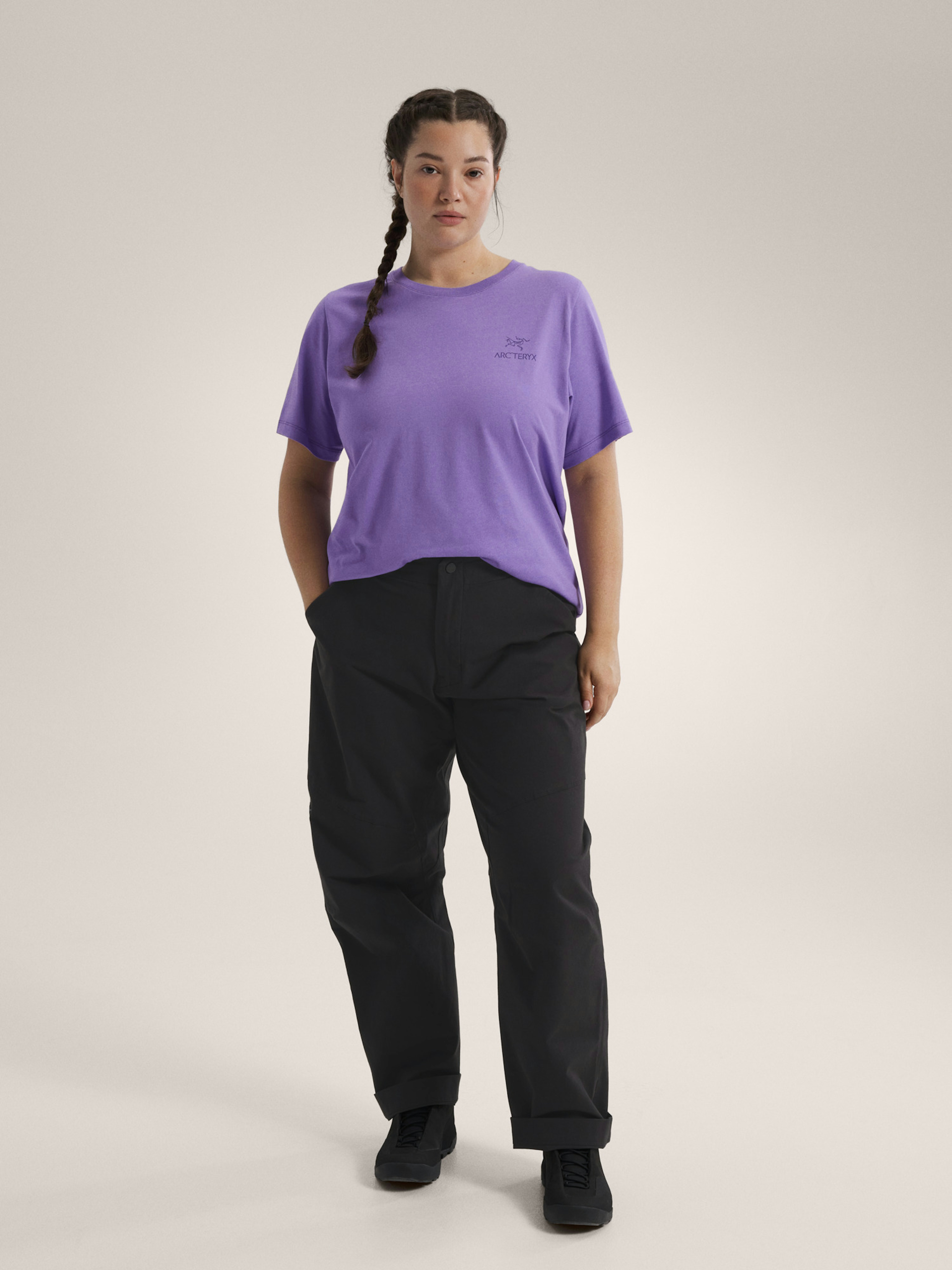 Kragg SL Cotton Emblem Crew Shirt SS Women's