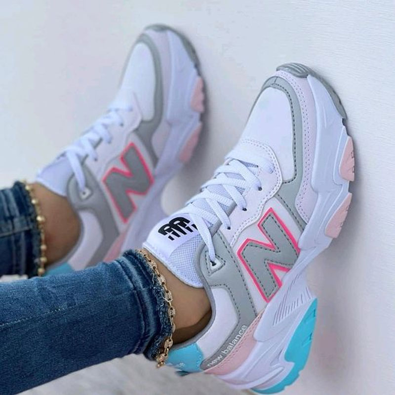 2025 letnie nowe modne oddychające damskie buty na co dzień